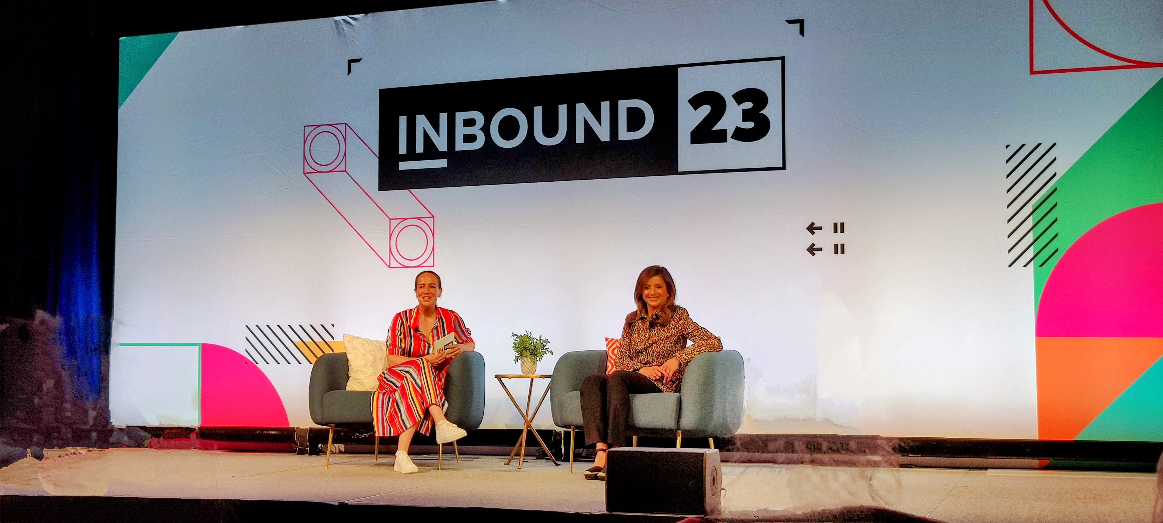 Yamini Rangan and Ingunn Bjoru talk at INBOUND23