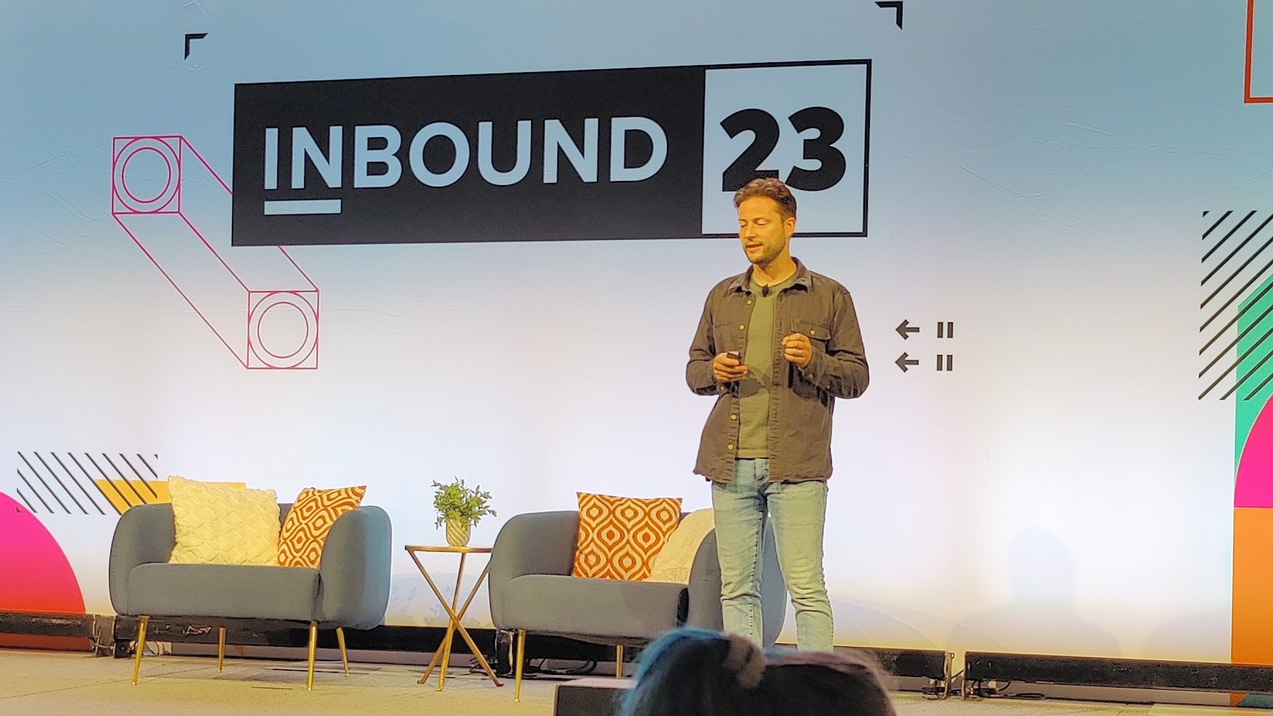 Andy Pitre shares product updates at #INBOUND23